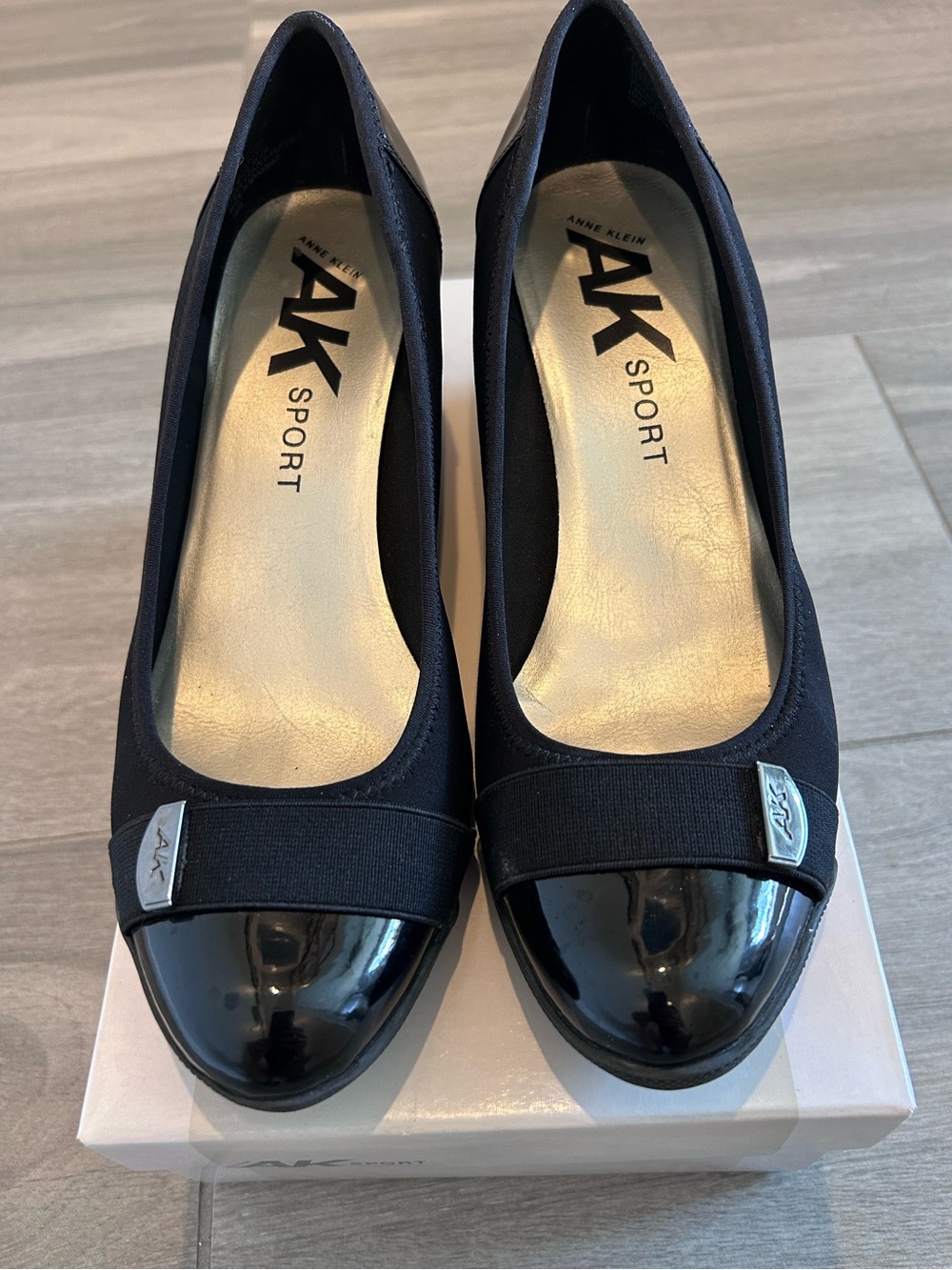 Anne Klein Sport Black Wedge